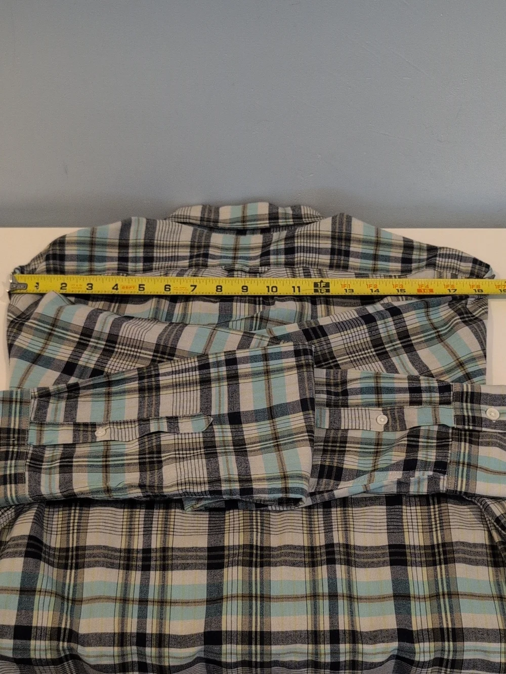 J. Crew Mens L Slim Indian Madras Long Sleeve Button Down Shirt Style #G0787